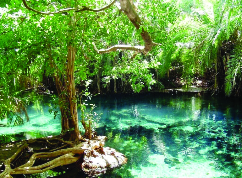 Chemka Hot Springs also known as Kikuletwa or Maji Moto in Hai District
